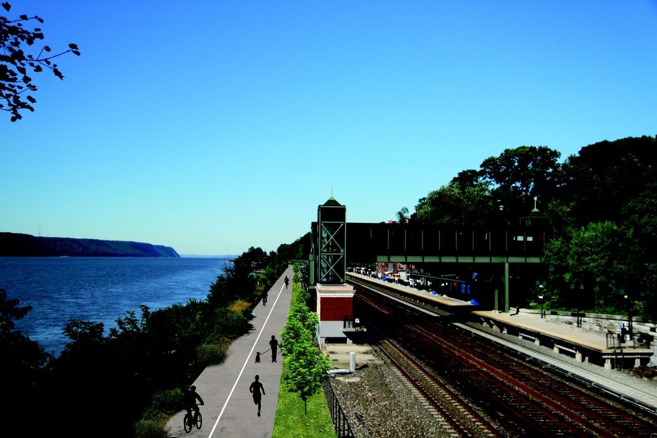 Riverdale Station With Greenway